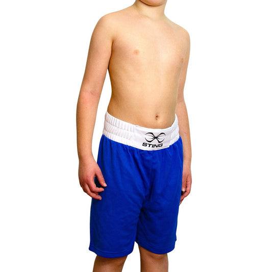 Pantalone Boxe Sting Junior Blu
