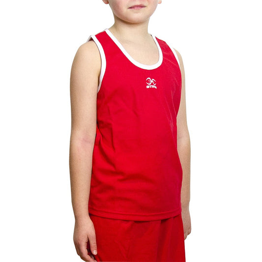 Canotta Boxe Sting Junior Rossa