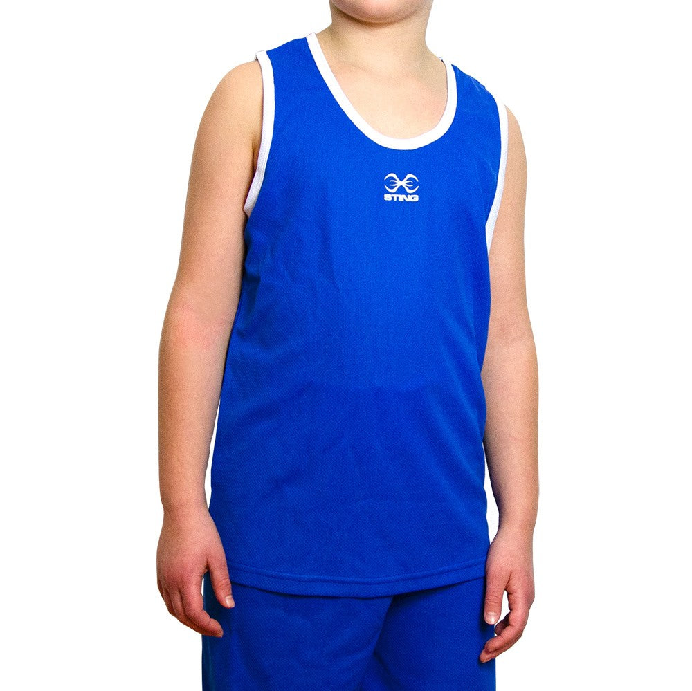 Canotta Boxe Sting Junior Blu