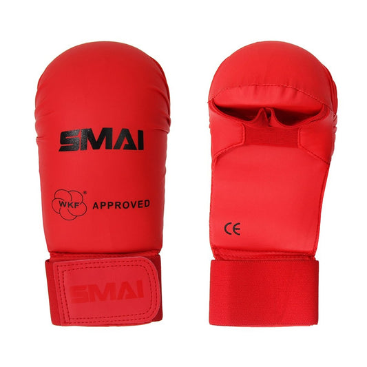 Guantini Smai Karate s/pollice Rosso - WKF -