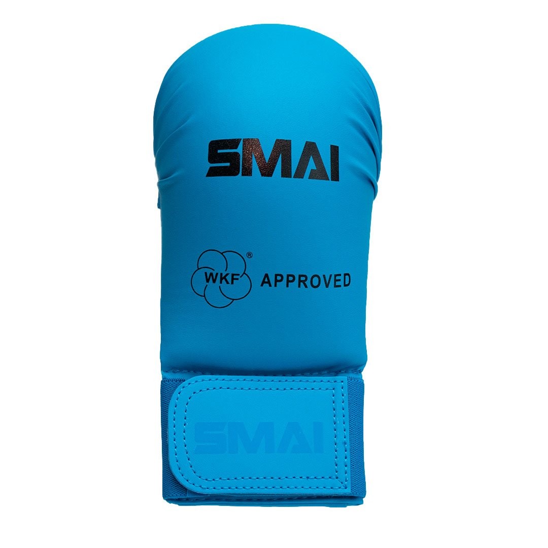 Guantini Smai Karate s/pollice Blu - WKF -