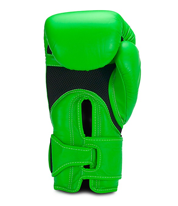 Guantoni Top King Double Lock Verde Neon - in pelle -