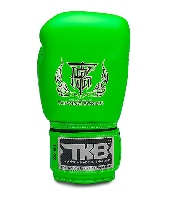 Guantoni Top King Double Lock Verde Neon - in pelle -