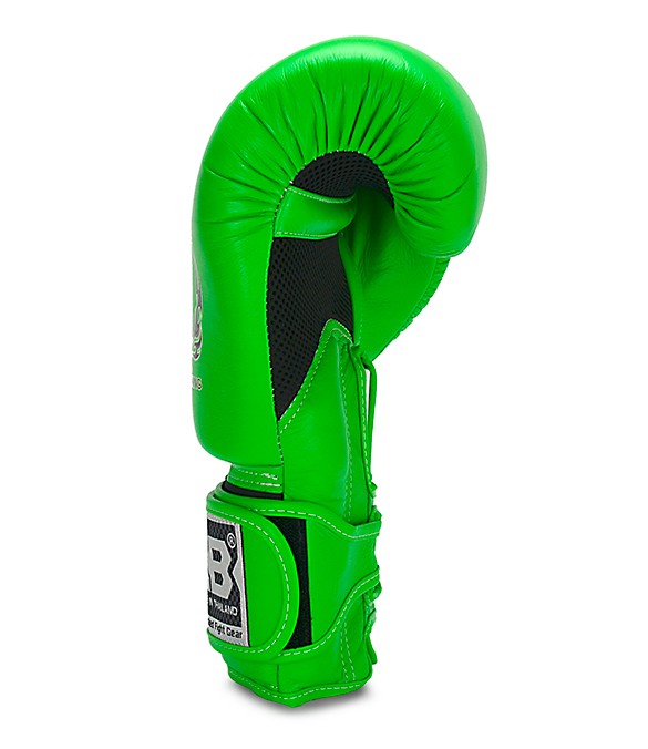 Guantoni Top King Double Lock Verde Neon - in pelle -