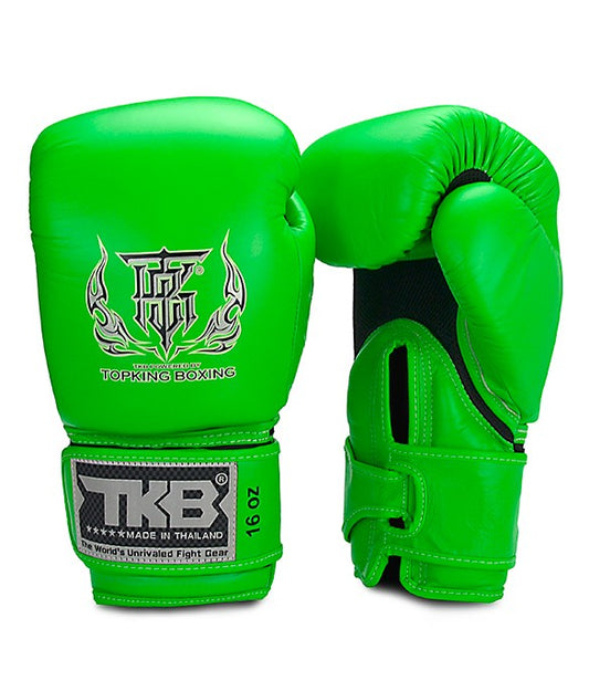 Guantoni Top King Double Lock Verde Neon - in pelle -