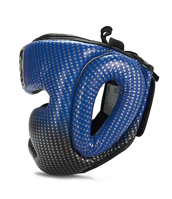 Casco Top King Super Star Blu