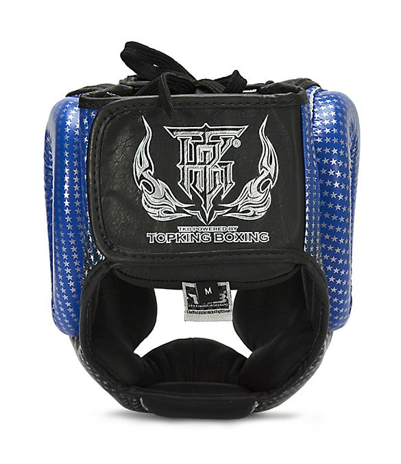 Casco Top King Super Star Blu
