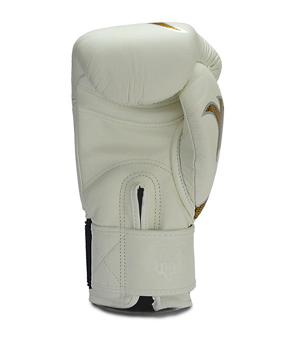 Guantoni Top King Empower Bianco/Oro - in pelle -
