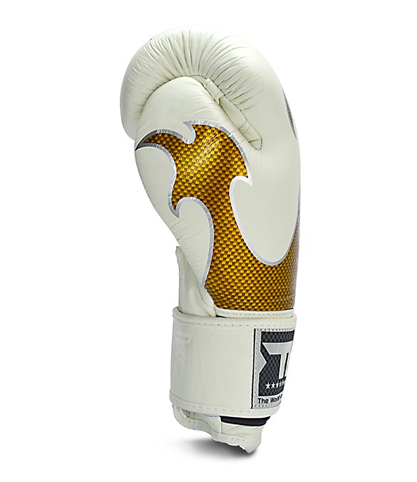 Guantoni Top King Empower Bianco/Oro - in pelle -