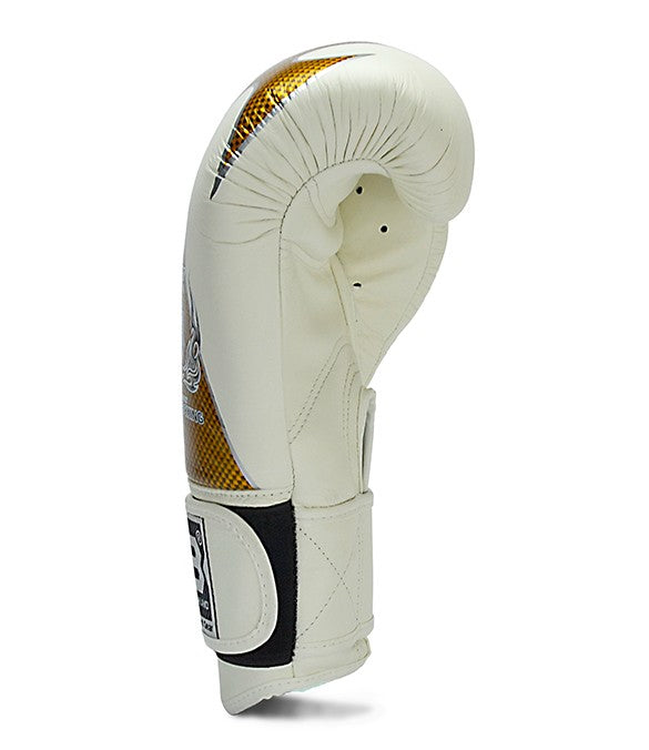 Guantoni Top King Empower Bianco/Oro - in pelle -