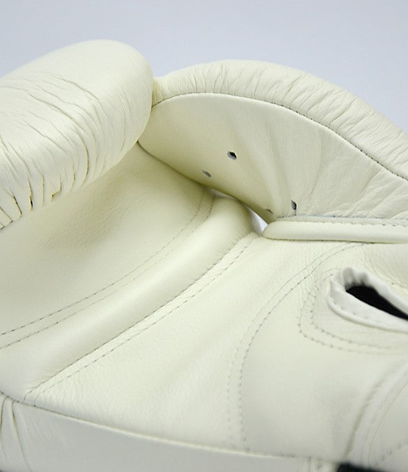 Guantoni Top King Empower Bianco/Oro - in pelle -