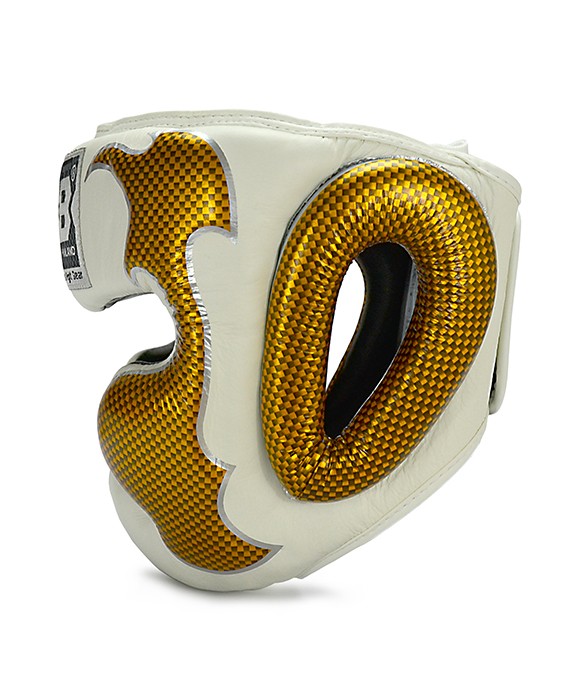 Casco Top King Empower Bianco/Oro