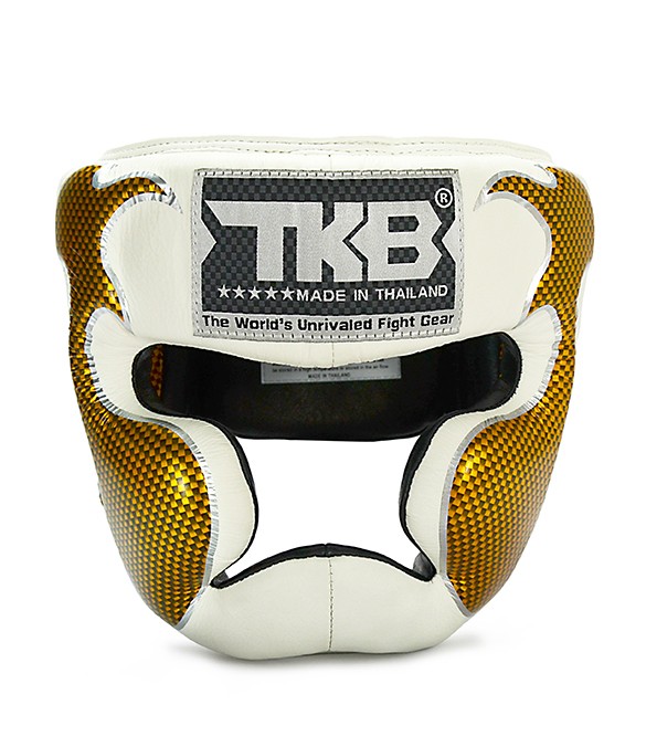 Casco Top King Empower Bianco/Oro