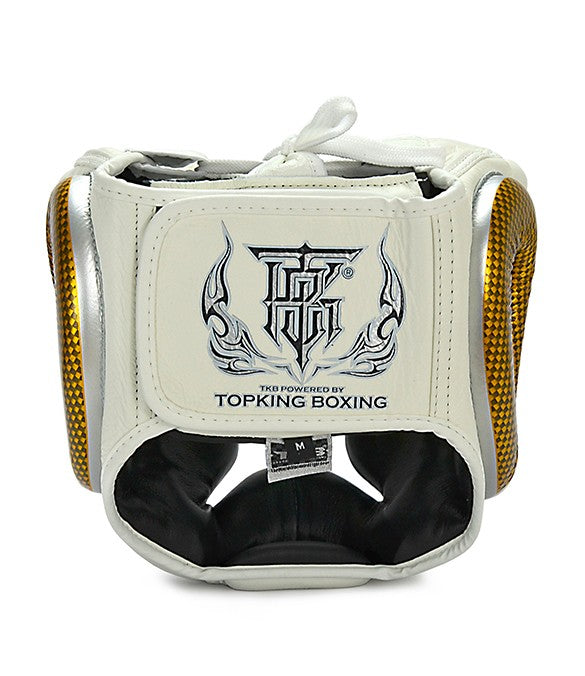 Casco Top King Empower Bianco/Oro