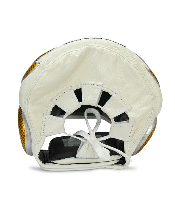 Casco Top King Empower Bianco/Oro