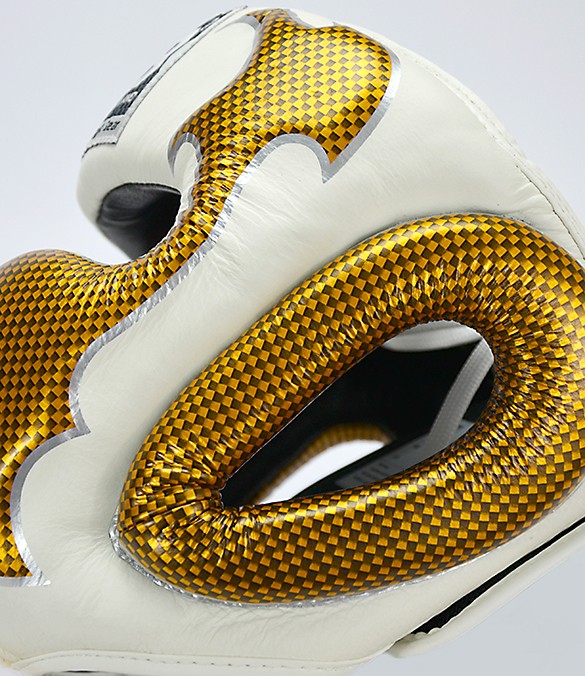 Casco Top King Empower Bianco/Oro