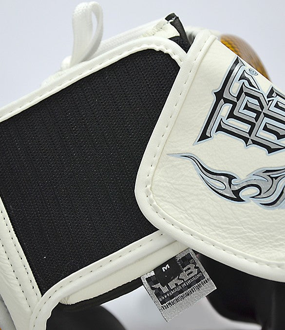 Casco Top King Empower Bianco/Oro