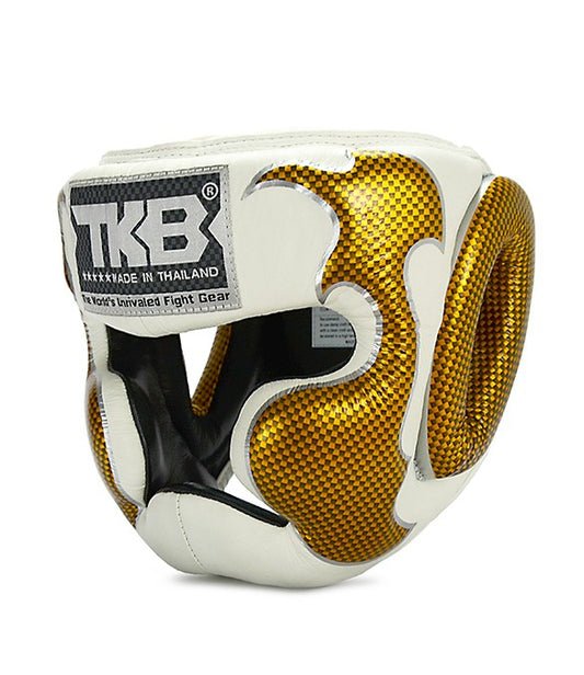 Casco Top King Empower Bianco/Oro