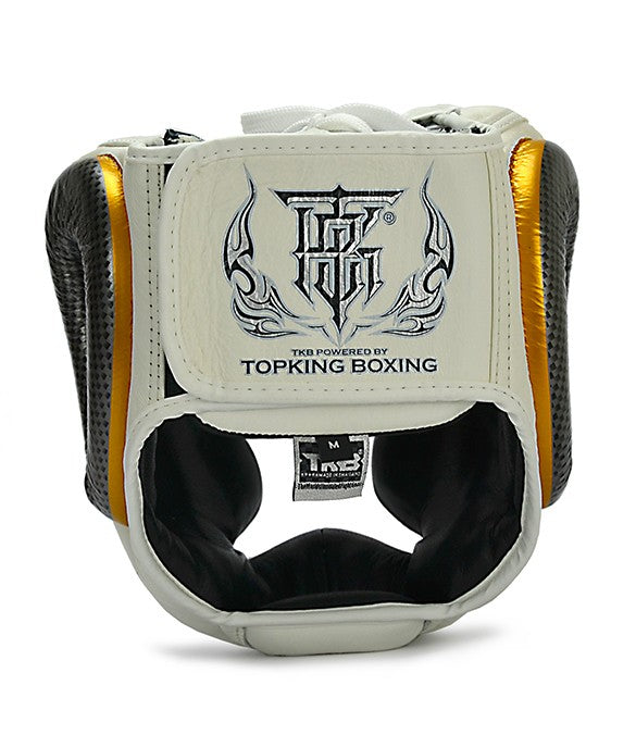 Casco Top King Empower Bianco/Argento