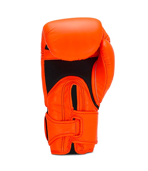 Guantoni Top King Double Lock Arancio Neon - in pelle -