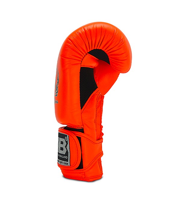 Guantoni Top King Double Lock Arancio Neon - in pelle -