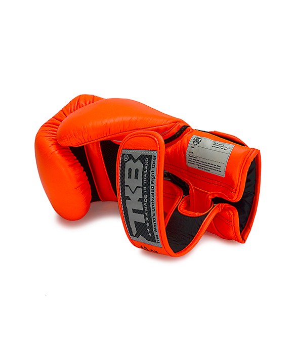 Guantoni Top King Double Lock Arancio Neon - in pelle -