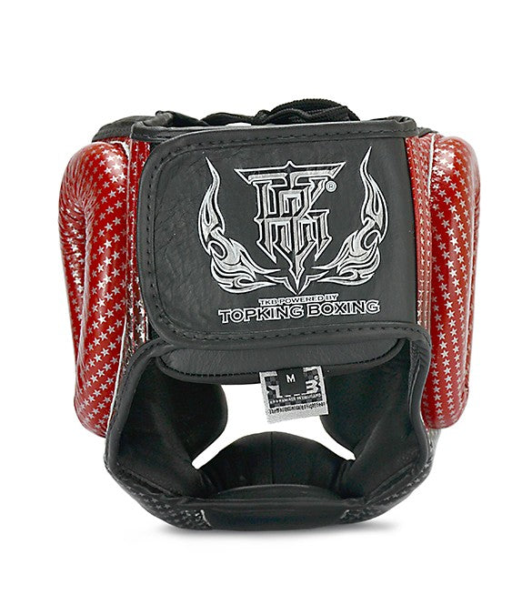 Casco Top King Super Star Rosso