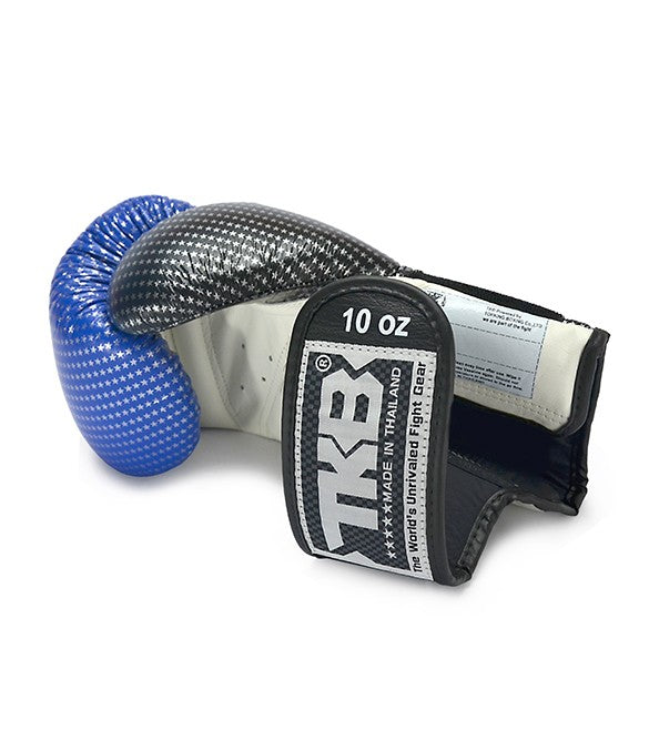 Guantoni Top King Super Star Blu - in pelle -