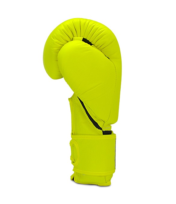 Guantoni Top King Double Lock Giallo Neon - in pelle -