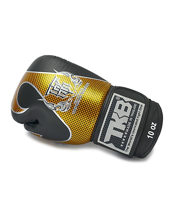 Guantoni Top King Empower Nero/Oro - in pelle -