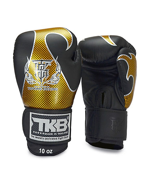 Guantoni Top King Empower Nero/Oro - in pelle -