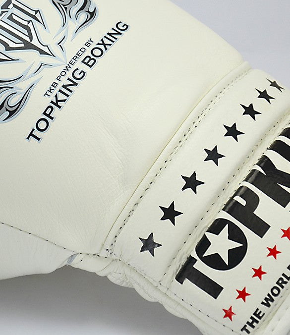 Guantoni Top King Super Competition Bianco - in pelle - 8 OZ