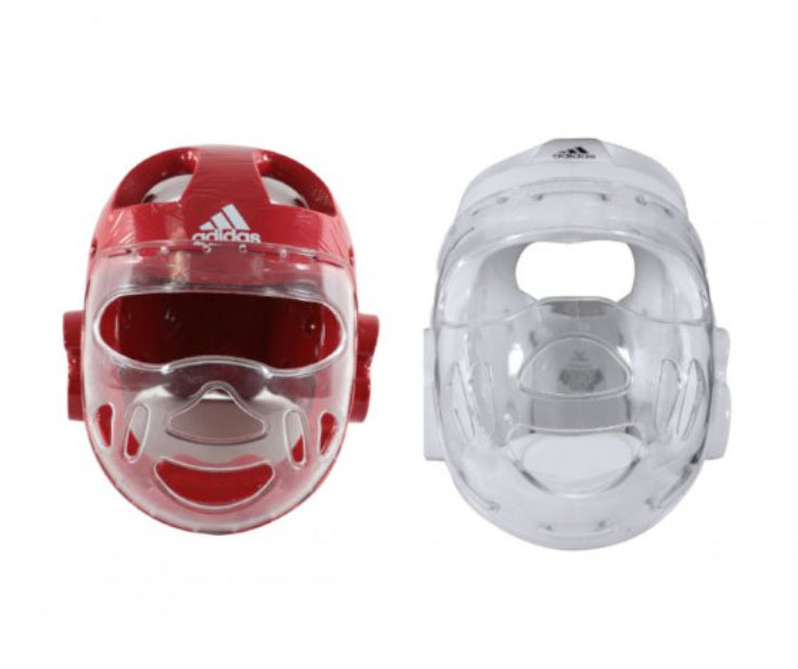 Casco Adidas con maschera Rosso