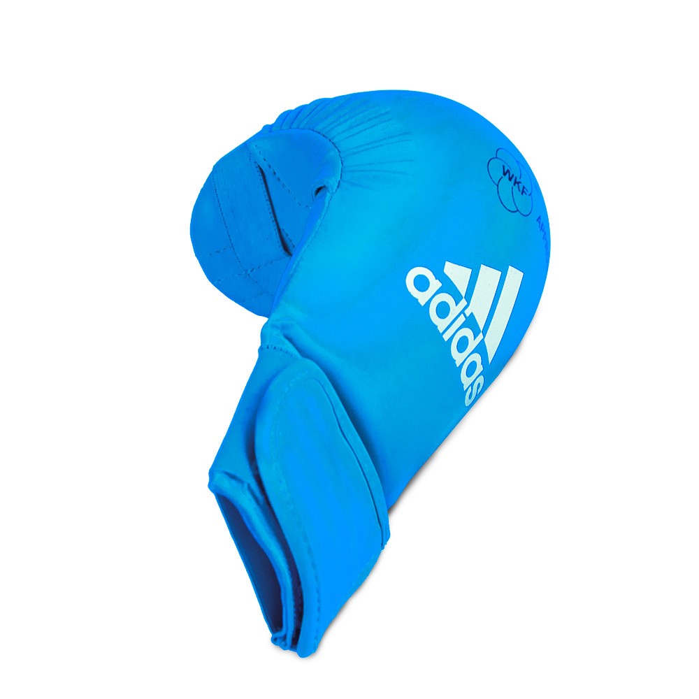 Guantini Adidas Karate senza pollice Blu - WKF -