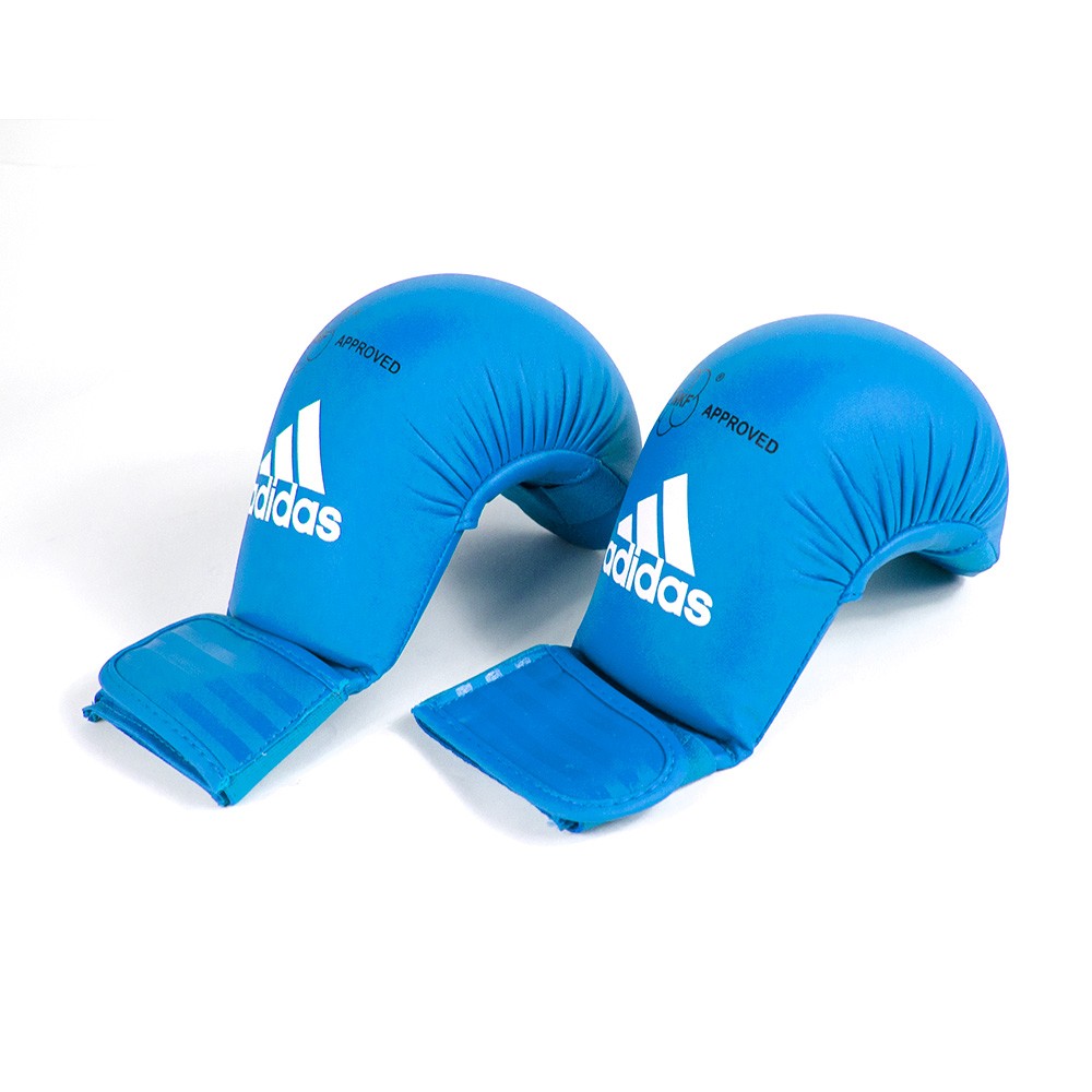 Guantini Adidas Karate senza pollice Blu - WKF -