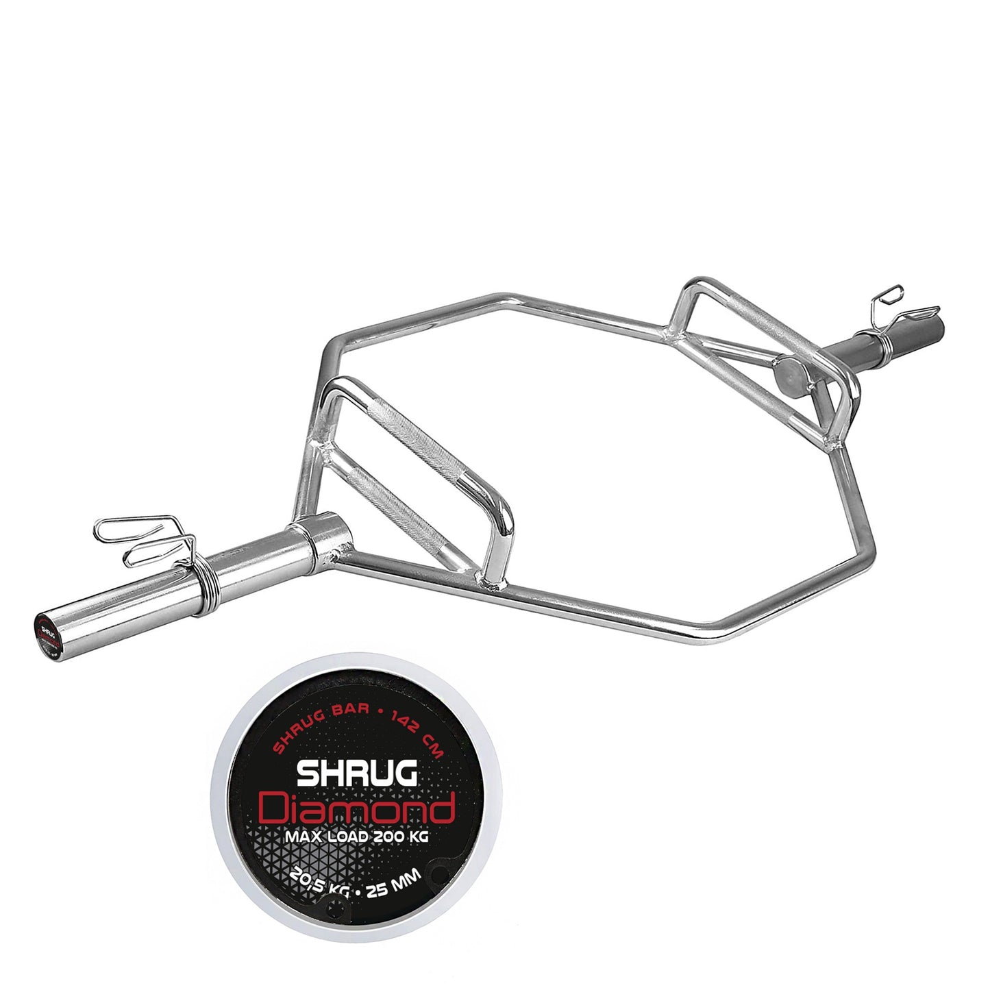 Bilanciere Olimpionico Esagonale - carico max 320 Kg Diamond Professional