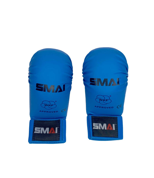 Guantini Smai Karate con pollice Blu - WKF -