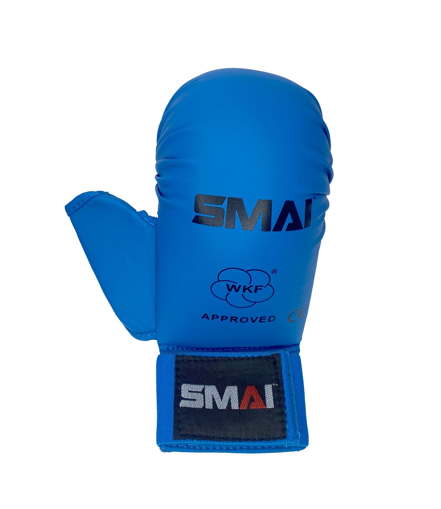 Guantini Smai Karate con pollice Blu - WKF -
