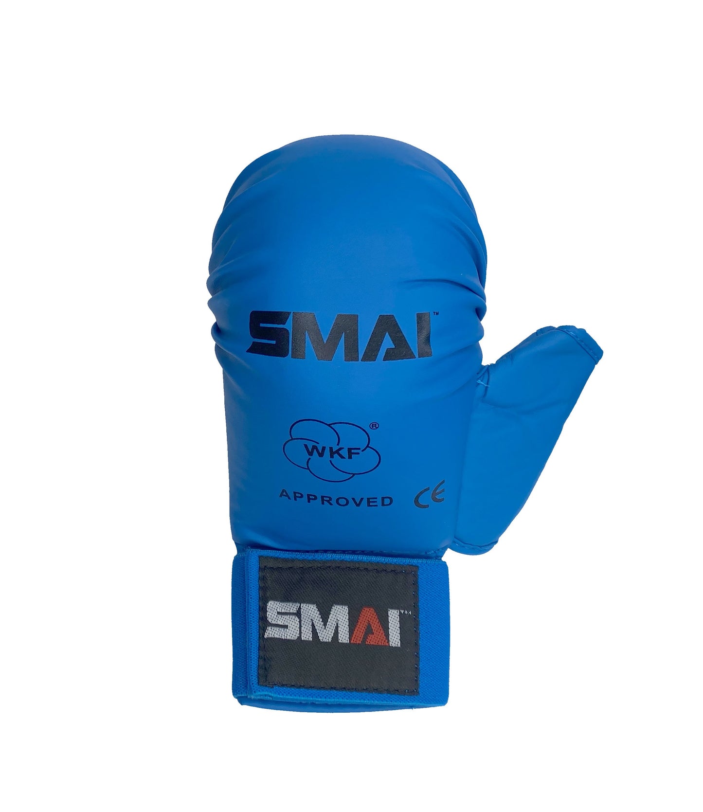 Guantini Smai Karate con pollice Blu - WKF -