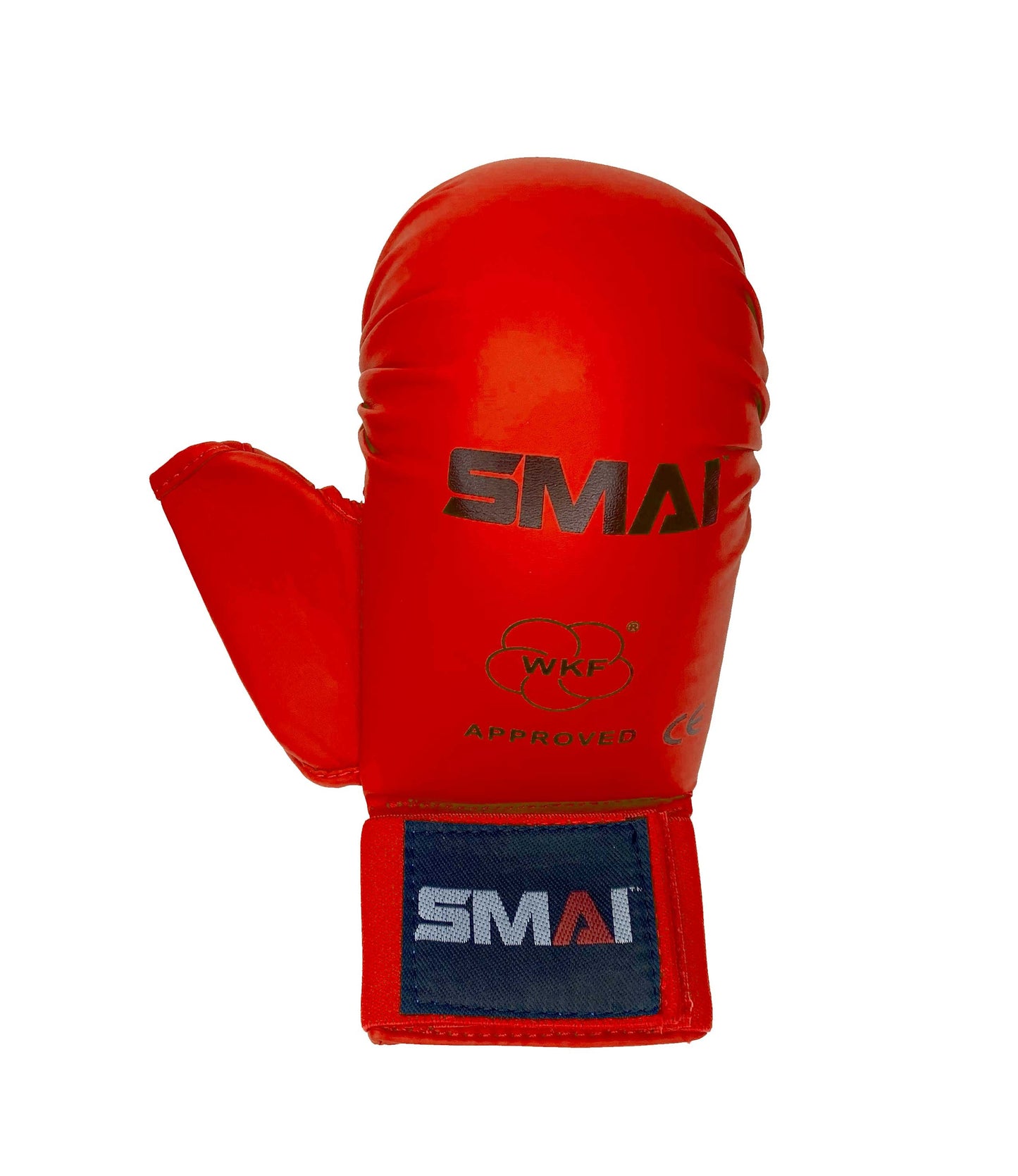 Guantini Smai Karate con pollice Rosso - WKF -