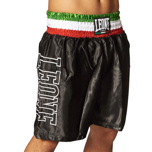 Pantaloncino Boxe Leone AB733 Nero