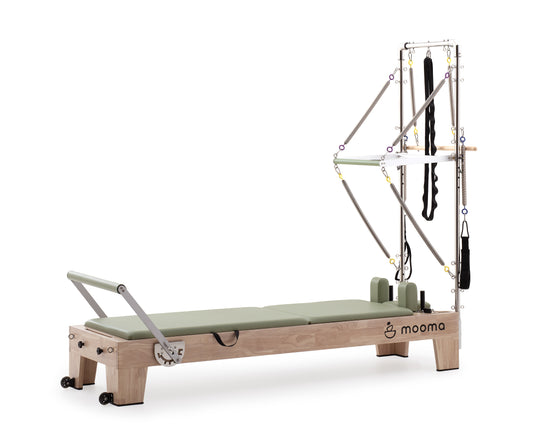 Lettino Reformer in legno con torre Mooma