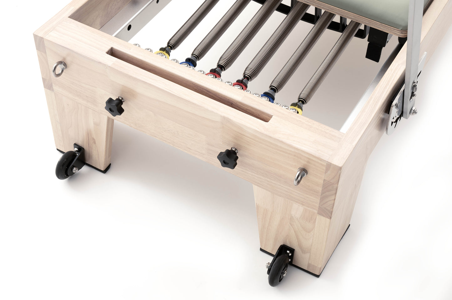 Lettino Reformer in legno con torre Mooma