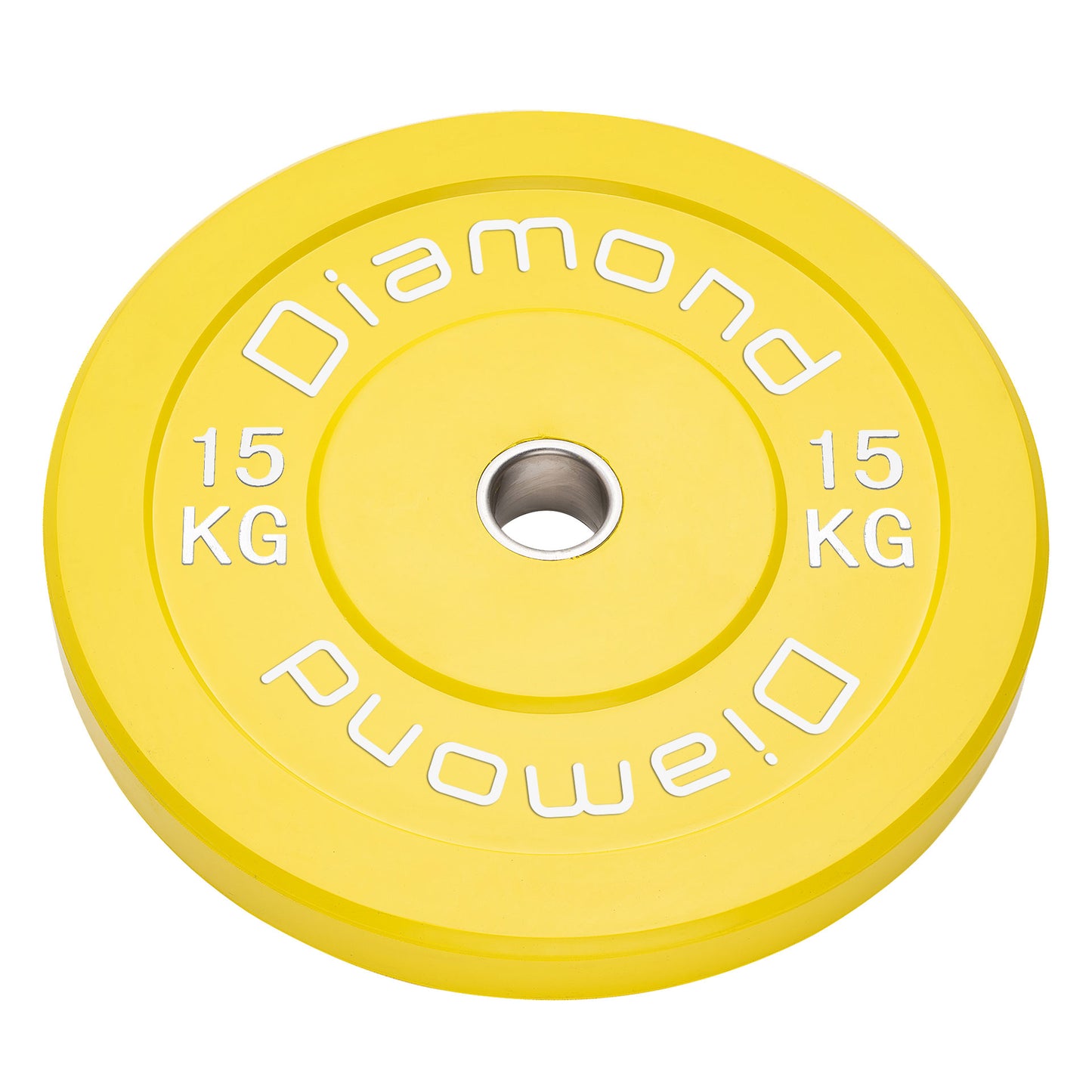 Disco olimpionico bumper sfida Pro foro Ø 50 mm Diamond 15 kg