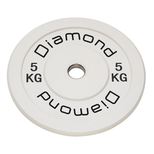 Disco olimpionico bumper sfida Pro foro Ø 50 mm Diamond 5 kg