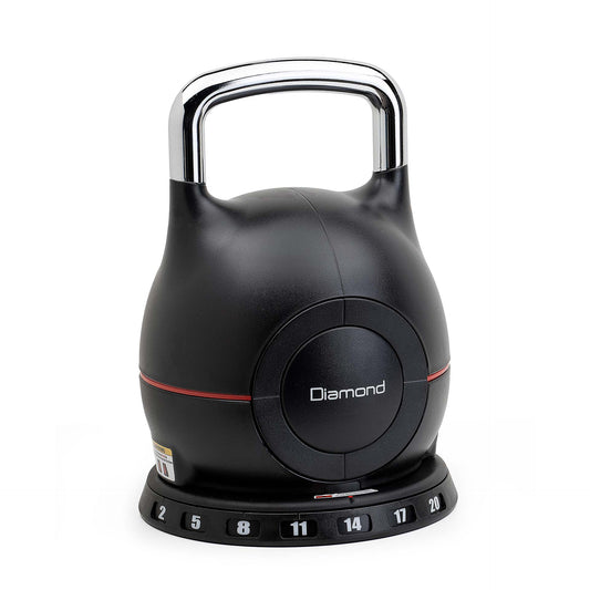 KETTLEBELL selezionabile in acciaio 2 – 20 kg Diamond Professional