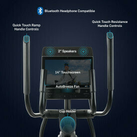 NordicTrack Ellittica Elettromagnetica AirGlide 14i - a volano anteriore - App Ifit integrata compreso 1 anno di abbonamento IFIT