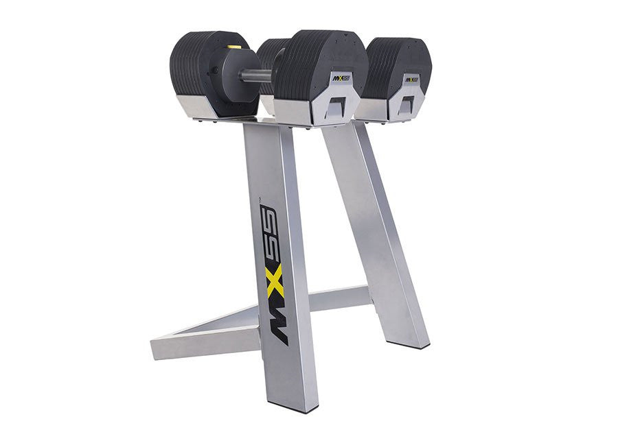 MX55 Set Manubri regolabili fino a 24,9 kg (incluso rack-aste-pesi)
