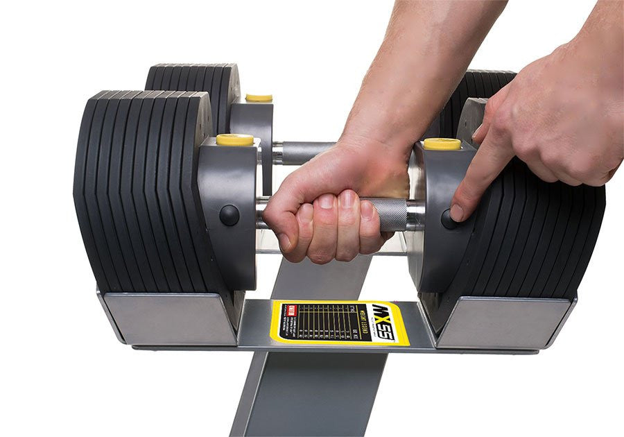 MX55 Set Manubri regolabili fino a 24,9 kg (incluso rack-aste-pesi)
