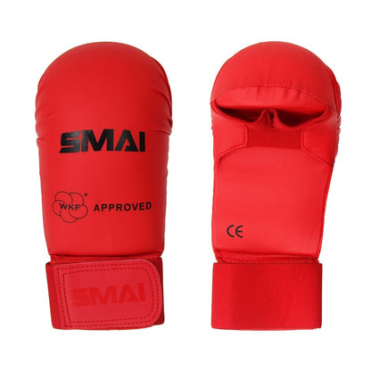Guantini Smai Karate s/pollice Rosso - WKF -
